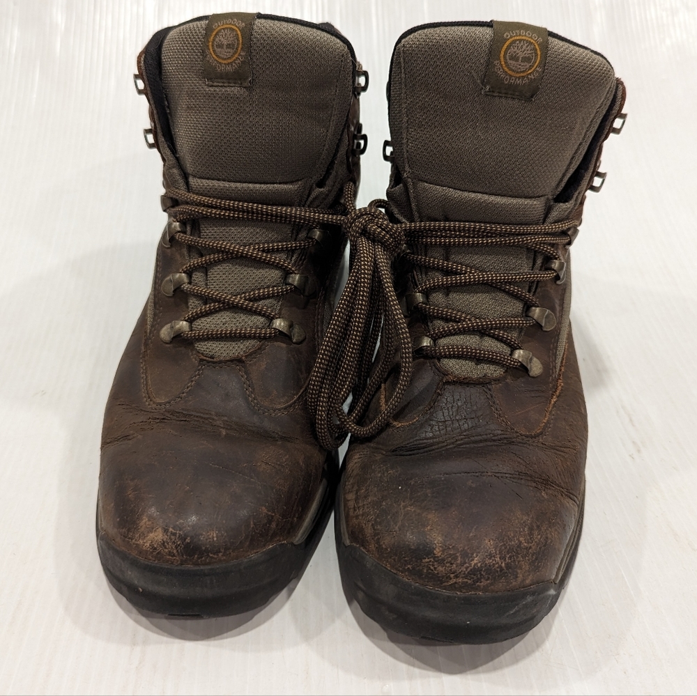 TIMBERLAND Men's Chocorua Trail mid brown leather waterproof hiking boots - Picture 3 of 14